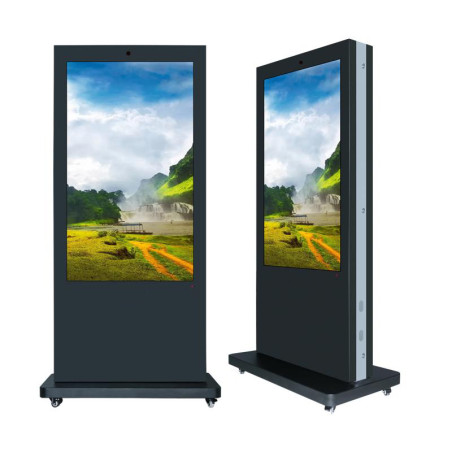 Oboustranný interaktivní stojanový kiosek 65" PA305