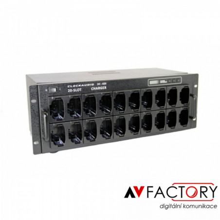 ClockAudio racková nabíjecí jednotka DC420