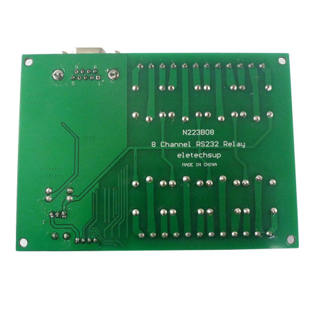 RS-232 relé modul