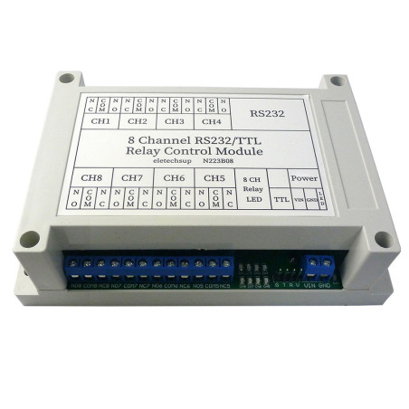RS-232 relé modul