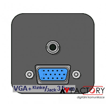 Modul VGA + 1x jack audio 3,5mm