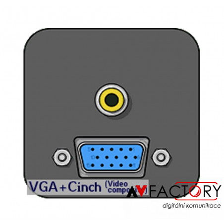 Modul VGA + 1x cinch video